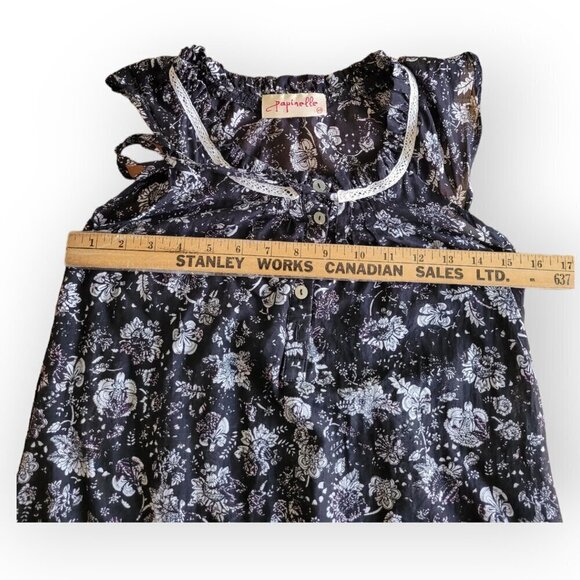 Lightweight Silk Fairycore Dress by Papinelle Y2K Phoebe Buffay Whimsigoth - Picture 4 of 8